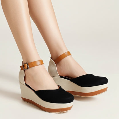 Sandalia negra panchita tobillo (SL81.N)