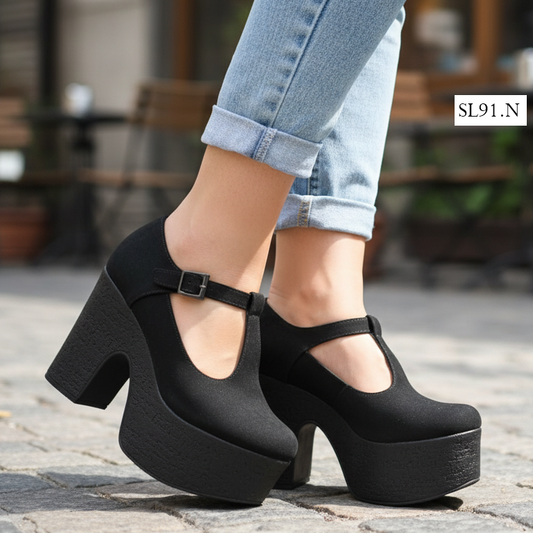 Sandalia Alta Mujer (SL91.N)