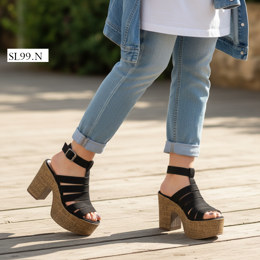 Sandalia Alta Mujer (SL99.N)