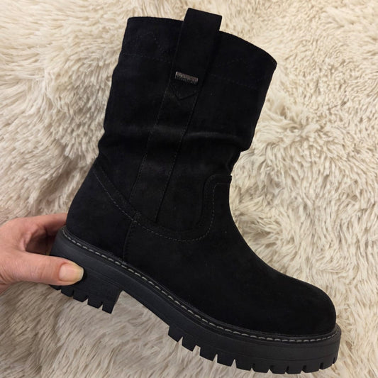 Bota corta de Mujer Negro (BB12.N)