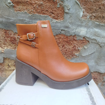 Botin De Mujer Camel (BA108.Ca)