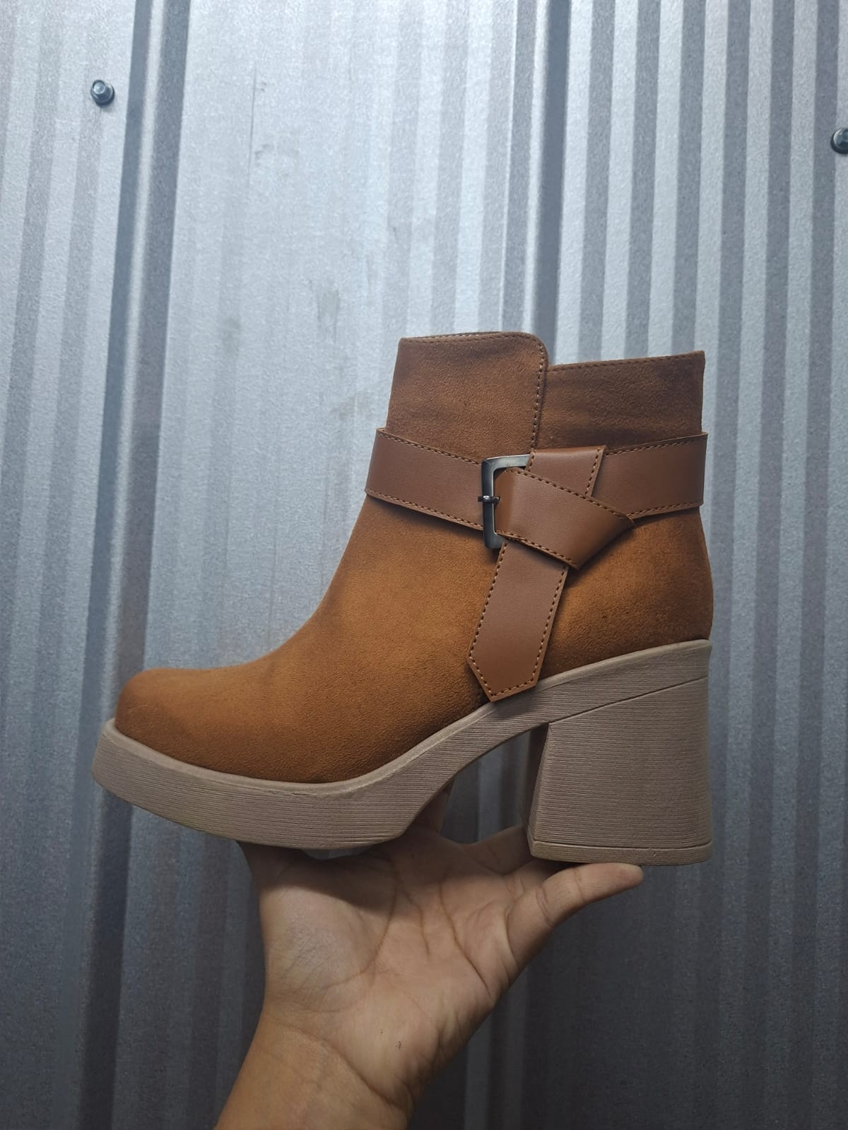 Botin de Mujer Camel Alto (BA152.Ca)