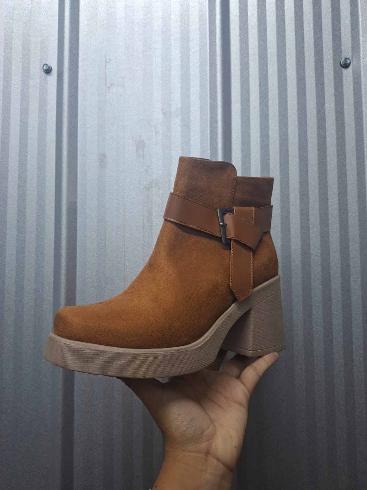 Botin de Mujer Camel Alto (BA152.Ca)