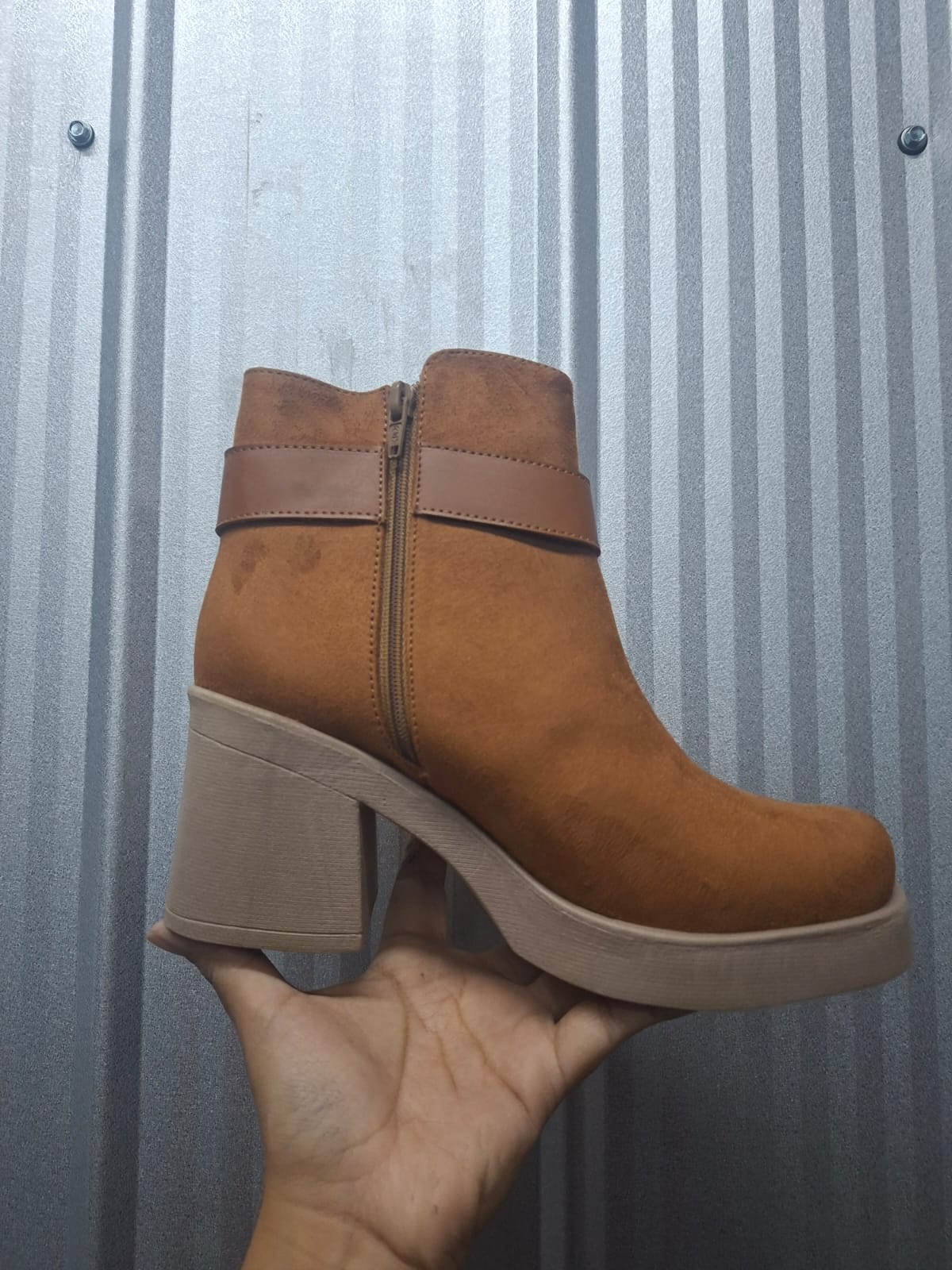 Botin de Mujer Camel Alto (BA152.Ca)
