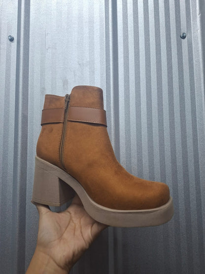 Botin de Mujer Camel Alto (BA152.Ca)