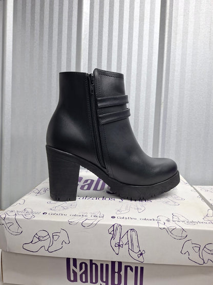Botin de Mujer Negro Alto (BA155.E)