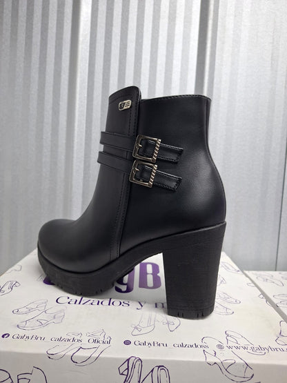 Botin de Mujer Negro Alto (BA155.E)