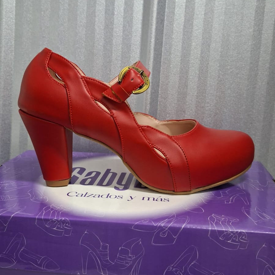 Zapato de Mujer Cueca rojo (CC107.RJ)
