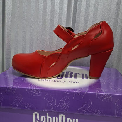 Zapato de Mujer Cueca rojo (CC107.RJ)