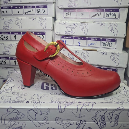 Zapato de Mujer Cueca ROJO (CC26.RJ)
