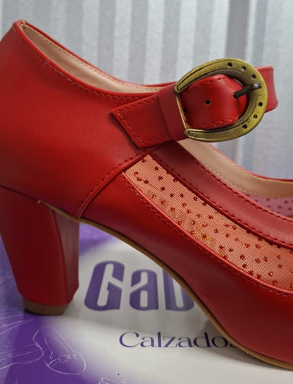 Zapato de Mujer Cueca Rojo (CC37.RJ)