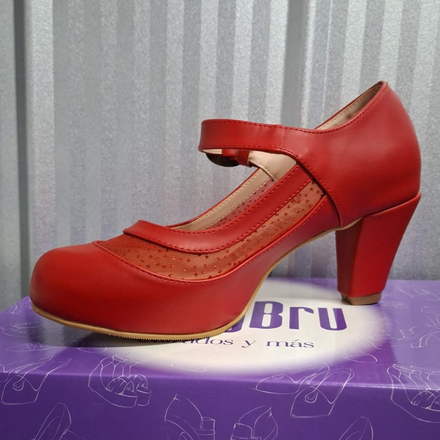 Zapato de Mujer Cueca Rojo (CC37.RJ)
