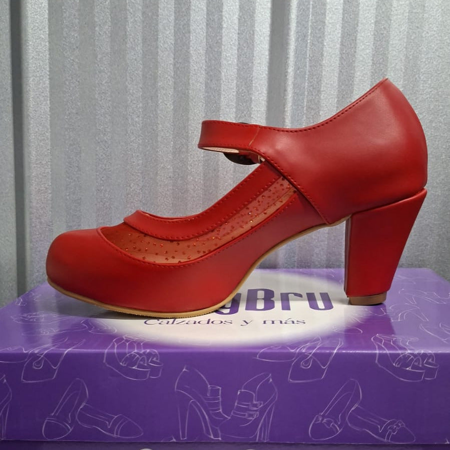Zapato de Mujer Cueca Rojo (CC37.RJ)