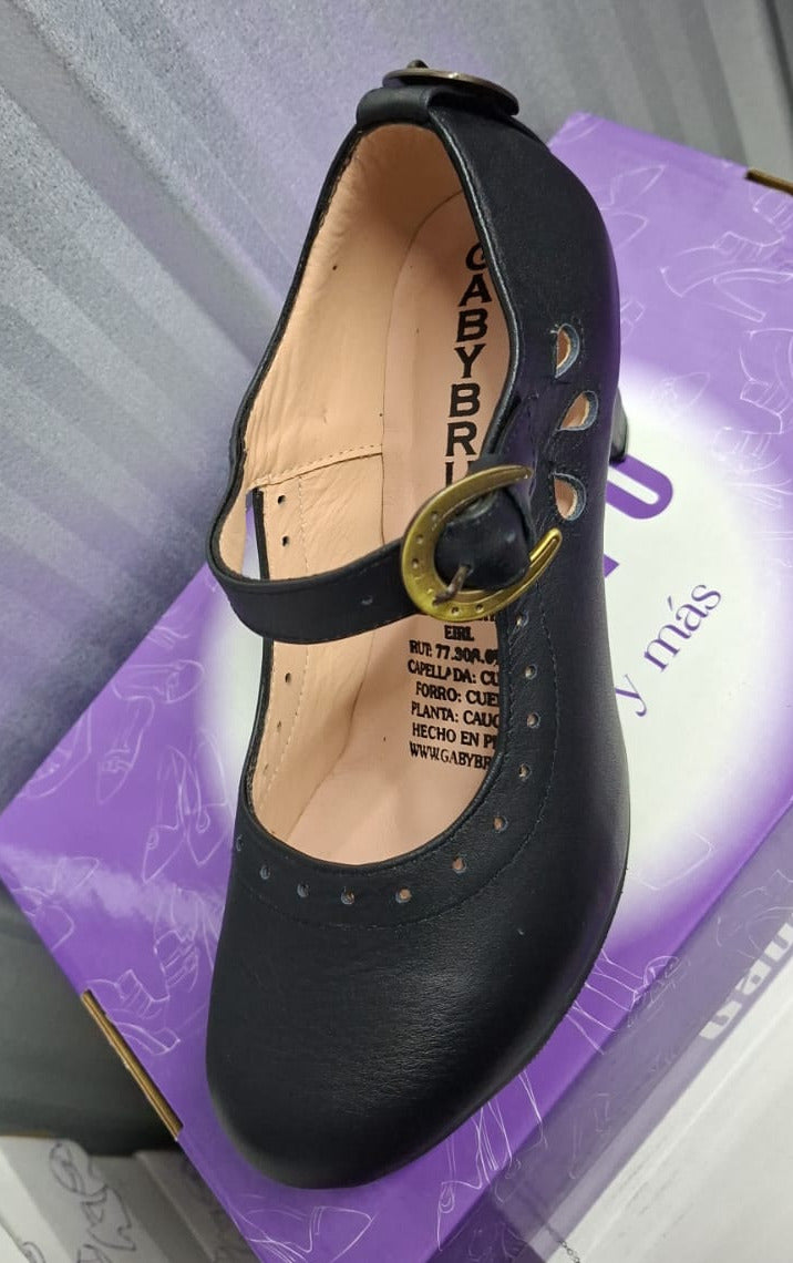 Zapato de Mujer Cueca CUERO (CC126.CU))