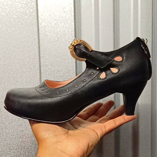 Zapato de Mujer Cueca Taco 5.5cm (CC125.N)