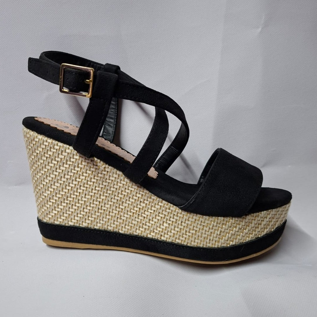 Sandalia Mujer Cuña Altas (SL157.N)