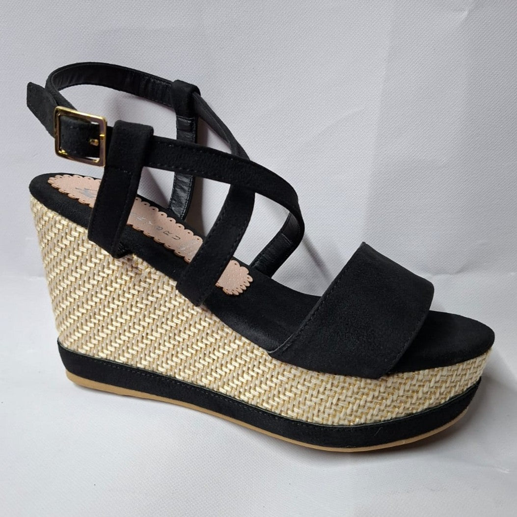 Sandalia Mujer Cuña Altas (SL157.N)