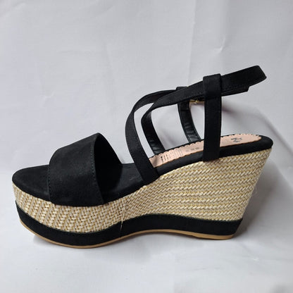 Sandalia Mujer Cuña Altas (SL157.N)
