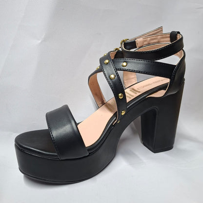 Sandalia Mujer Altas Cruzadas (SL93.E)