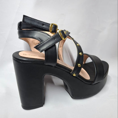 Sandalia Mujer Altas Cruzadas (SL93.E)