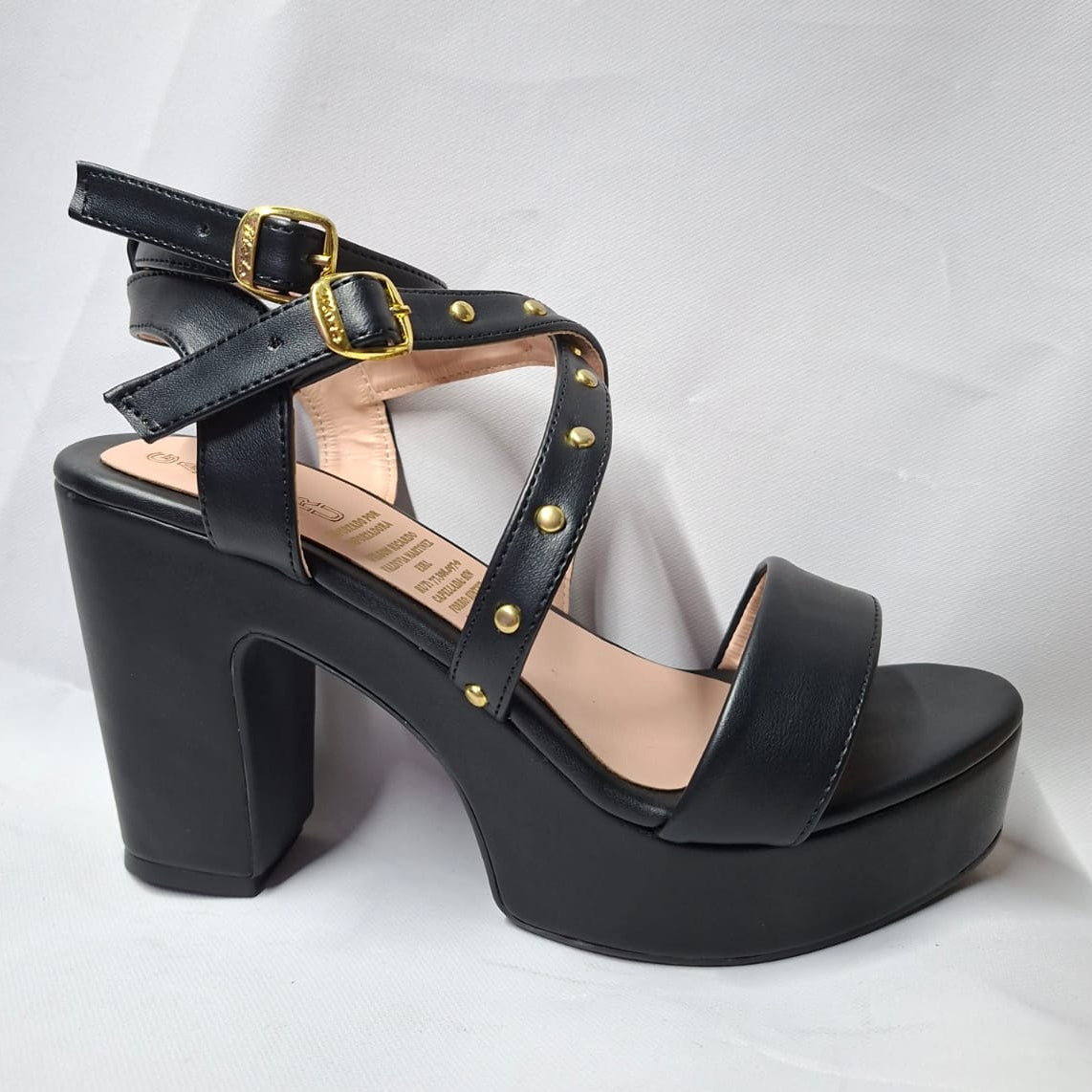 Sandalia Mujer Altas Cruzadas (SL93.E)