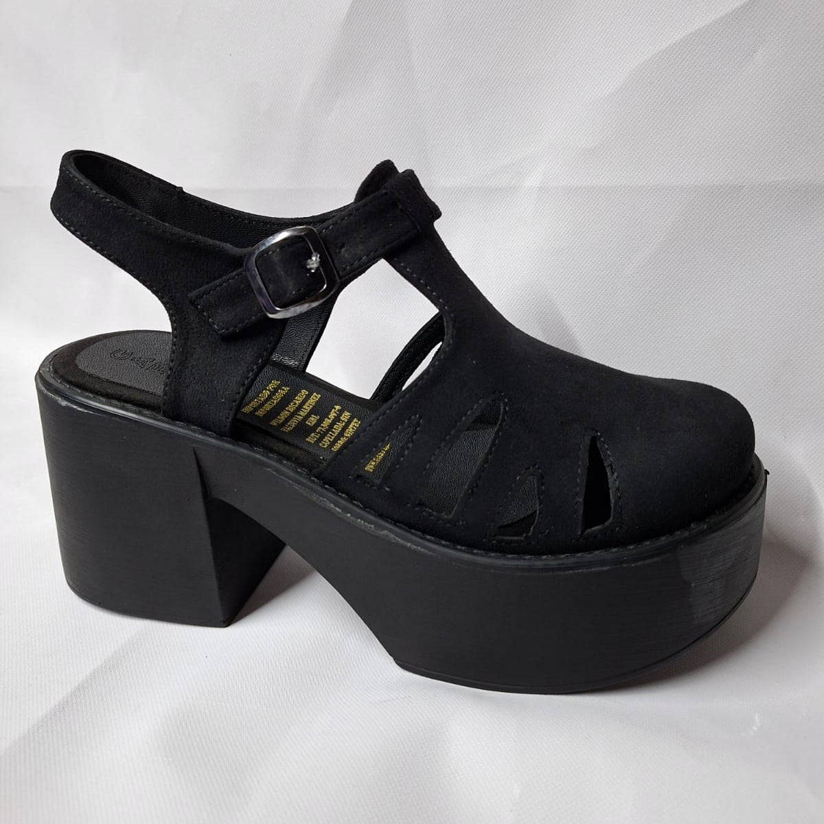 Sandalia de Mujer Negra Alta (SL170.N)