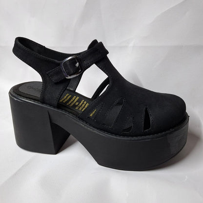 Sandalia de Mujer Negra Alta (SL170.N)