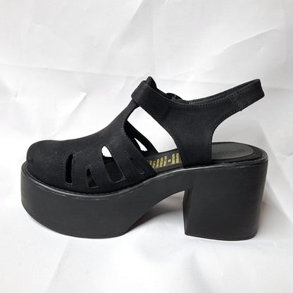 Sandalia de Mujer Negra Alta (SL170.N)