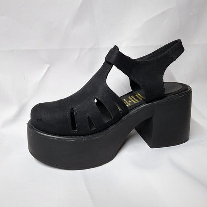 Sandalia de Mujer Negra Alta (SL170.N)