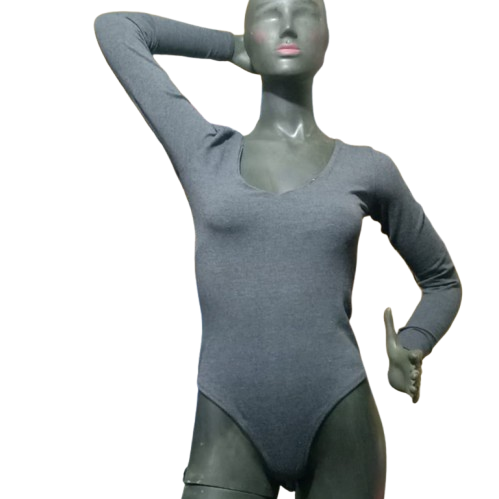 Bodys Gris Marengo de Mujer