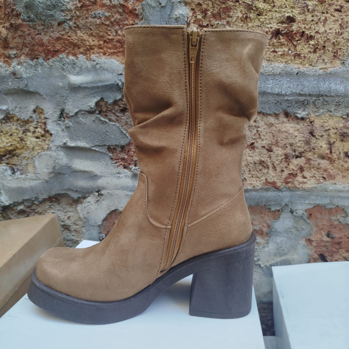 Bota Alta de Mujer Camel (BT31.Ca)