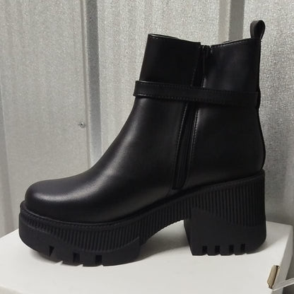 Botin de mujer Negro Alto (BA41.N)