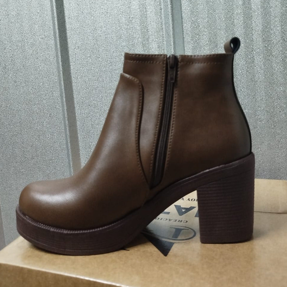 Botin de mujer Marron (BA55.Mr)