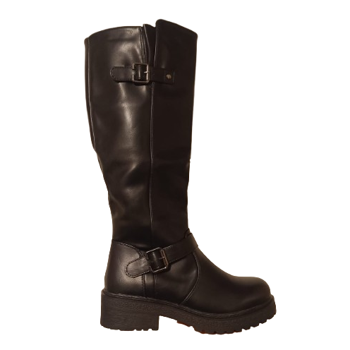 Bota Alta de Mujer Negra (BT35.N)