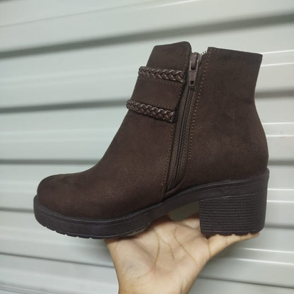 Botin De Mujer taco medio Cafe (BA42.MR)