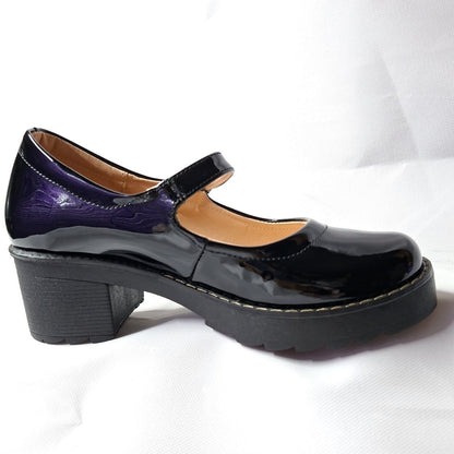 Zapatos de Mujer charol bajos (ZP3.N)