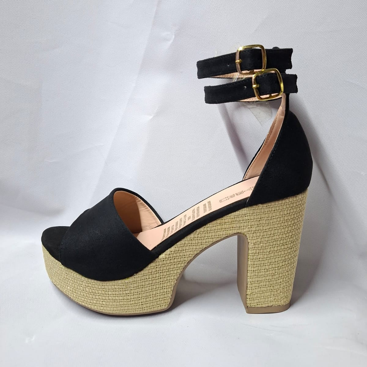 Sandalia Alta Mujer Doblre Correa (SL120.N)