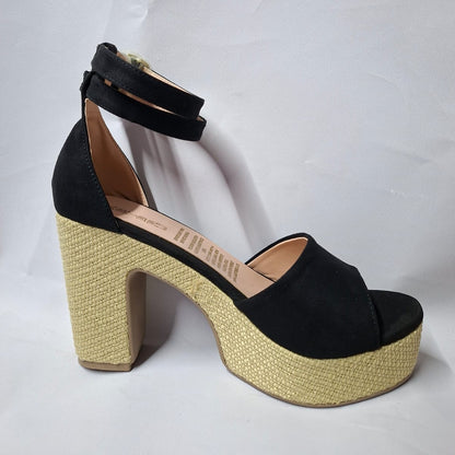 Sandalia Alta Mujer Doblre Correa (SL120.N)