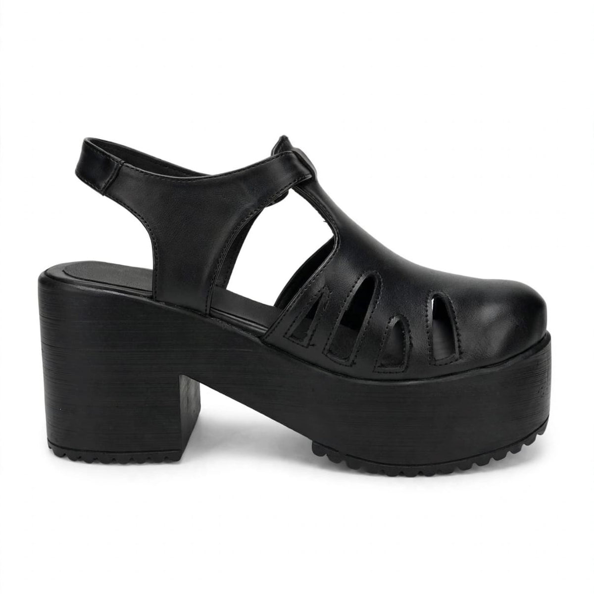 Sandalia de Mujer Negra Alta (SL170.E)