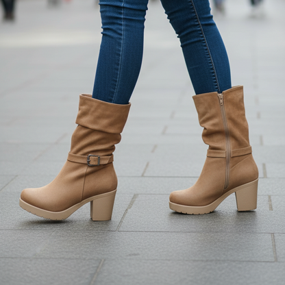 Bota Alta de Mujer Camel (BT30.Ca)