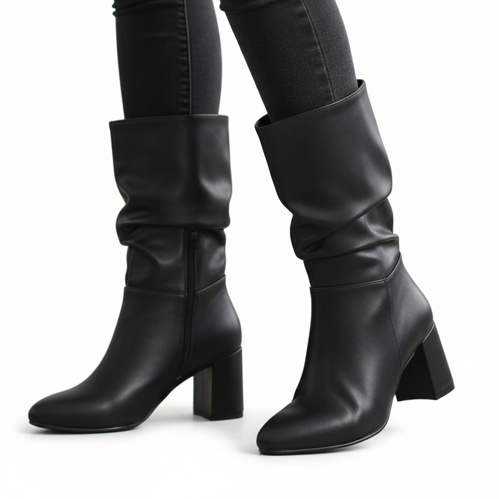 Bota Alta de Mujer Negra (BT32.E)
