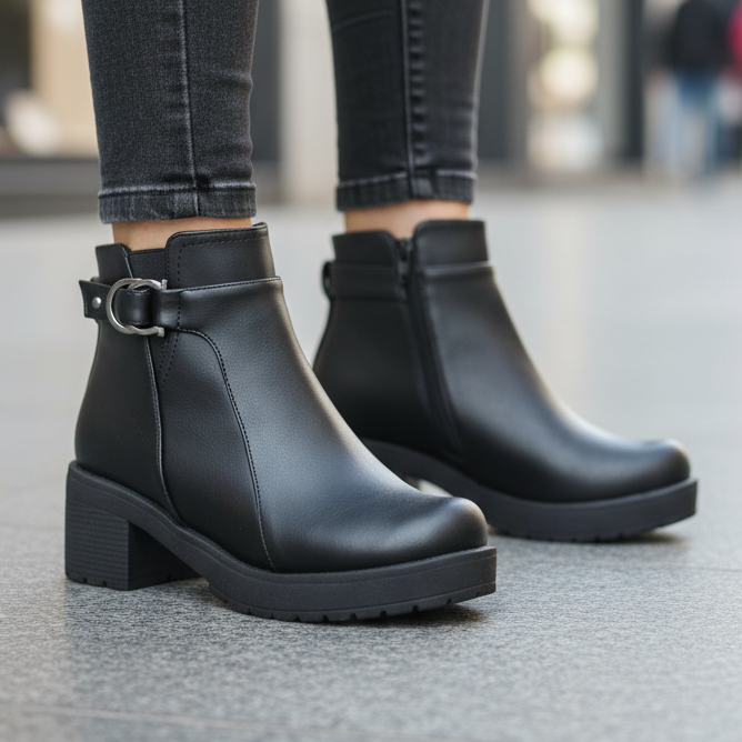 Botin De Mujer Negro (BA107.N)