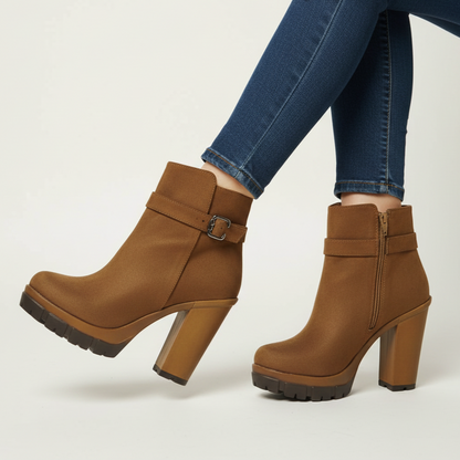 Botin de Mujer Camel Alto (BA74.CA)