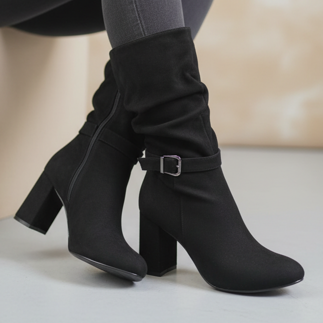 Bota Alta de Mujer Negra (BT33.N)