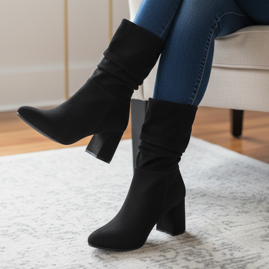 Bota Alta de Mujer Negra (BT32.N)