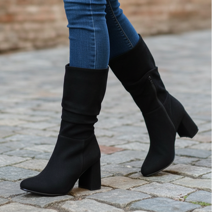 Bota Alta de Mujer Negra (BT32.N)
