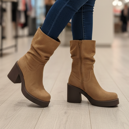 Bota Alta de Mujer Camel (BT31.Ca)