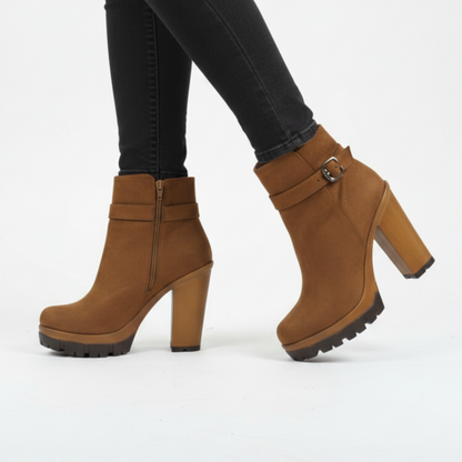 Botin de Mujer Camel Alto (BA74.CA)