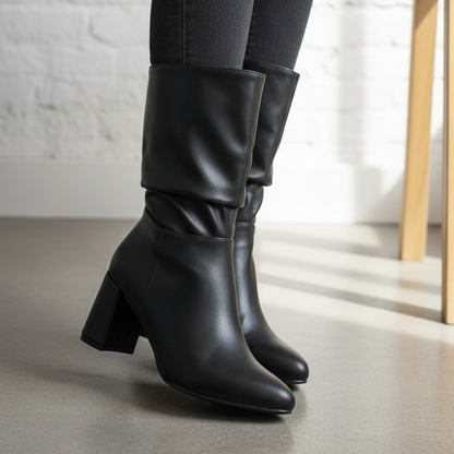 Bota Alta de Mujer Negra (BT32.E)