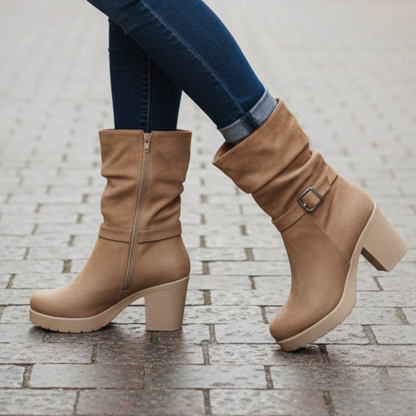 Bota Alta de Mujer Camel (BT30.Ca)